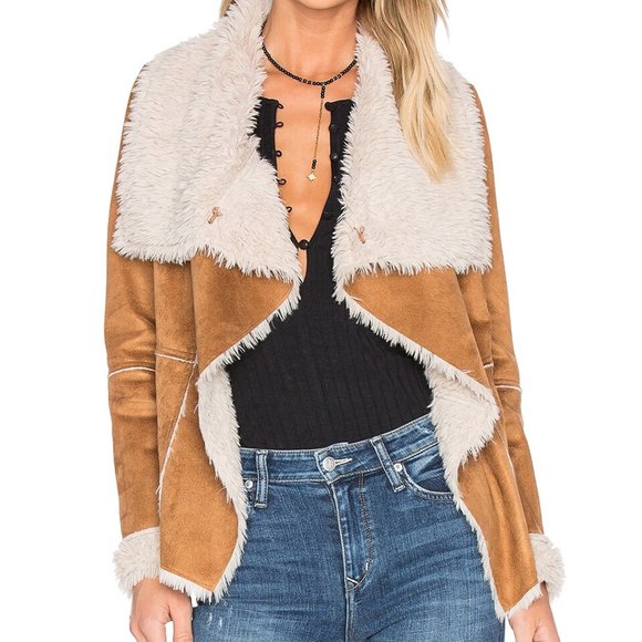 Cupcakes & Cashmere Lesya Shearling Jacket - Picture 1 of 4